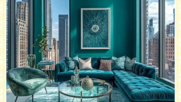 مبل سبز-آبی عمیق (Transformative Teal) | مبل آترین