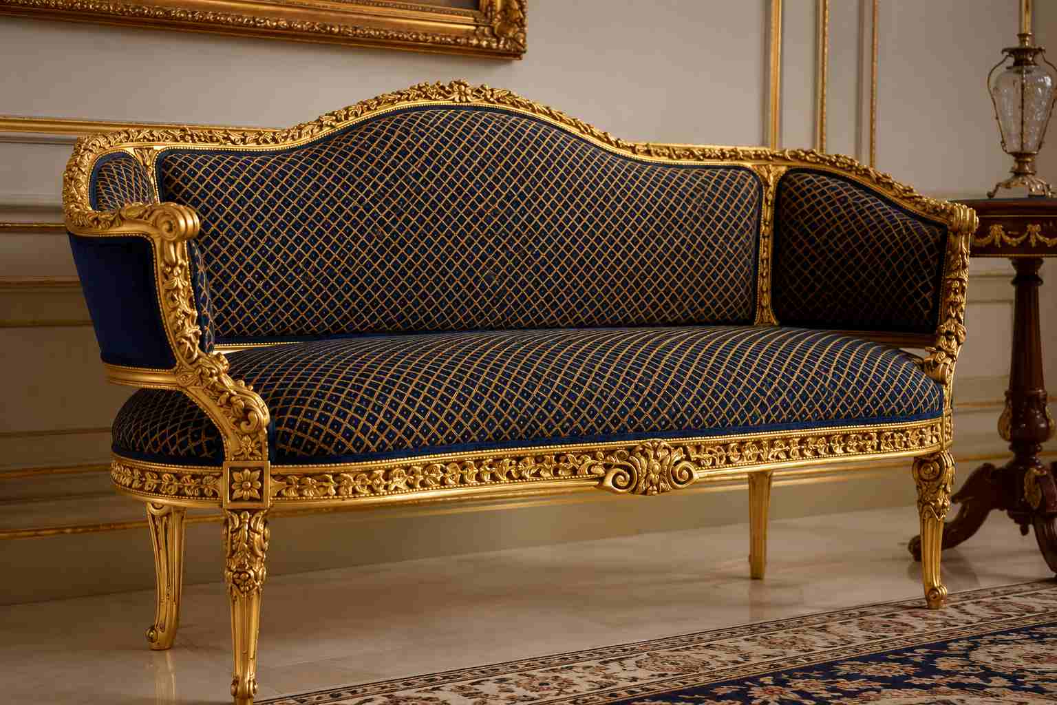 مبل فرانسوی متنوع و کلاسیم - مبل فرانسوی لویی چهردهم